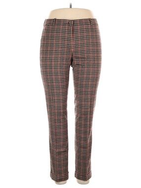Max Mara weekend Women's Plaid Slim Trouser Pants - Black, Red, Cream